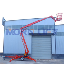 10m 12m 14m 16m hydraulic AC/DC/Diesel/Petrol/Double cherry picker trailer self-propelled articulated boom lift